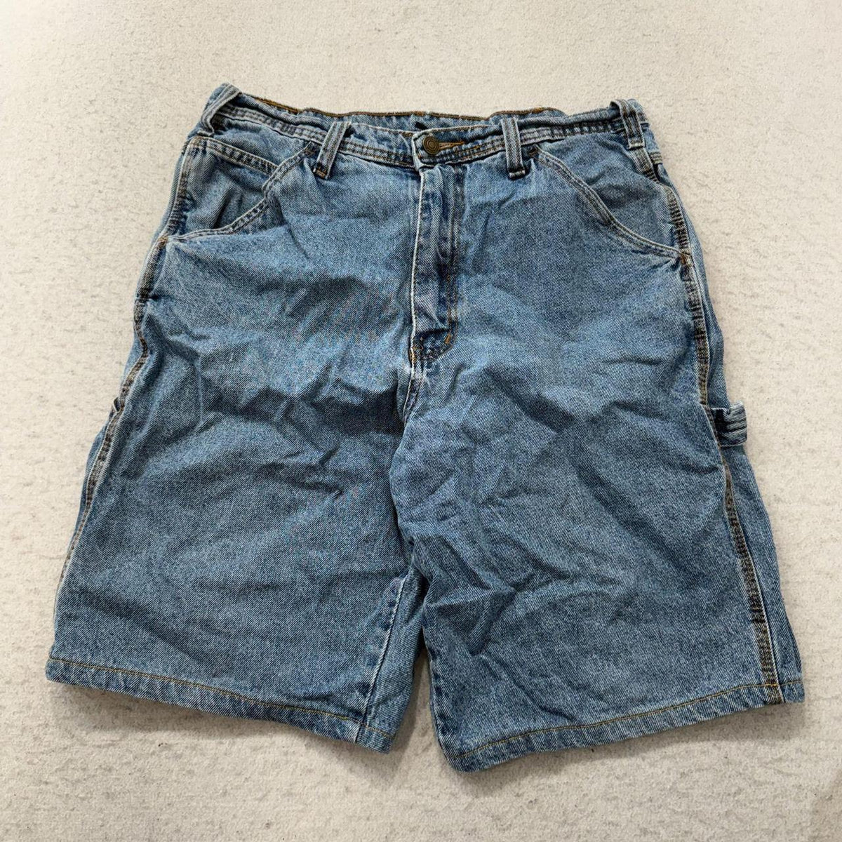 Vintage 90s Baggy Faded Denim Shorts