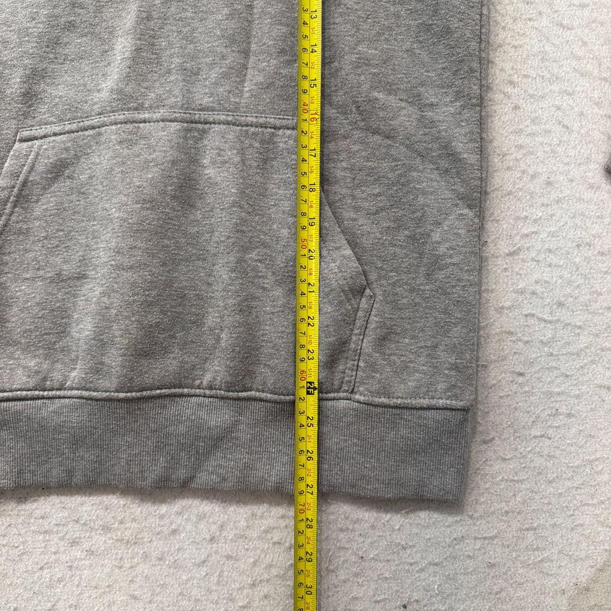 Vintage Y2K 2000's Aeropostale Heather Grey Spellout Graphic Hoodie