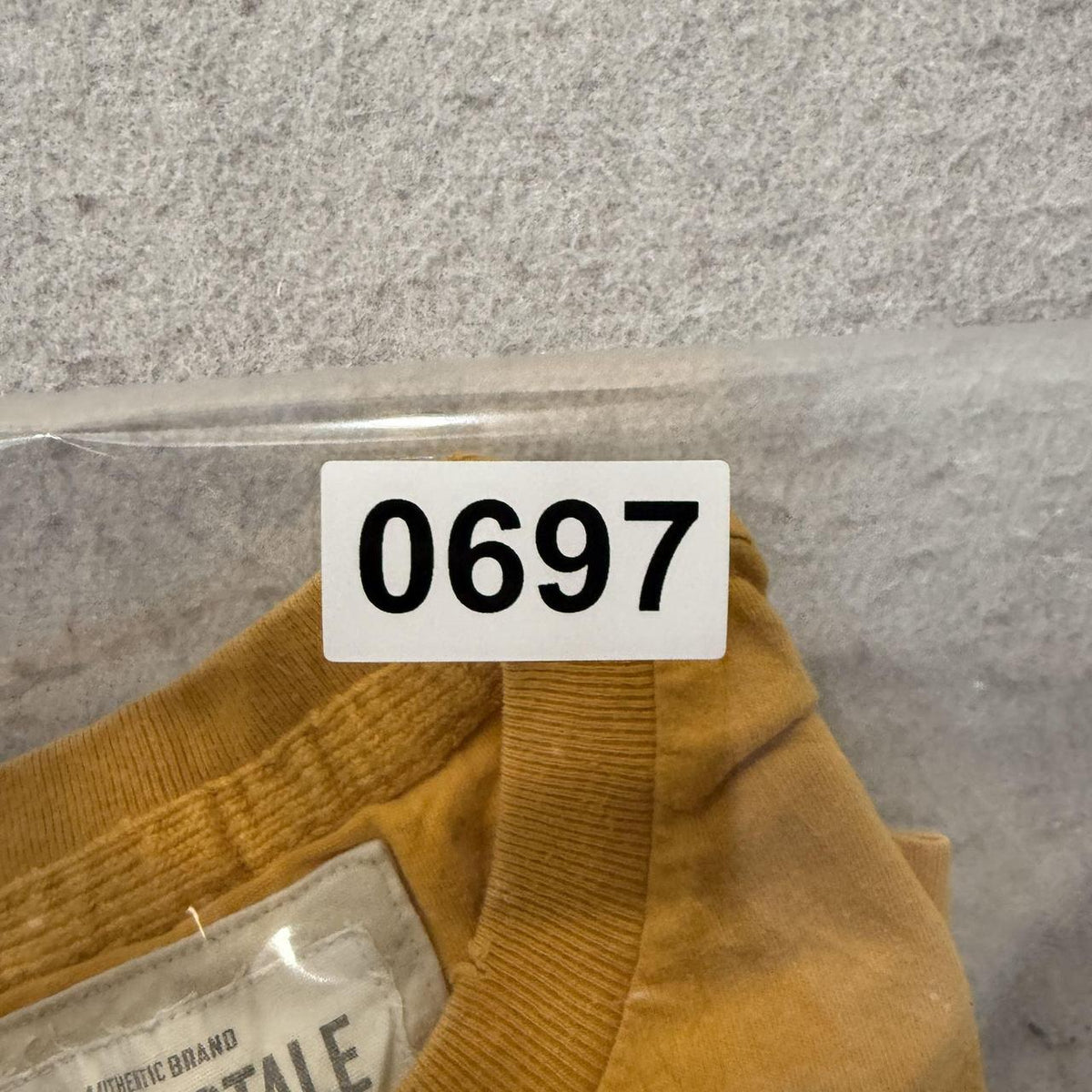 Vintage Y2K 2000's Aeropostale Mustard Yellow Graphic Tee