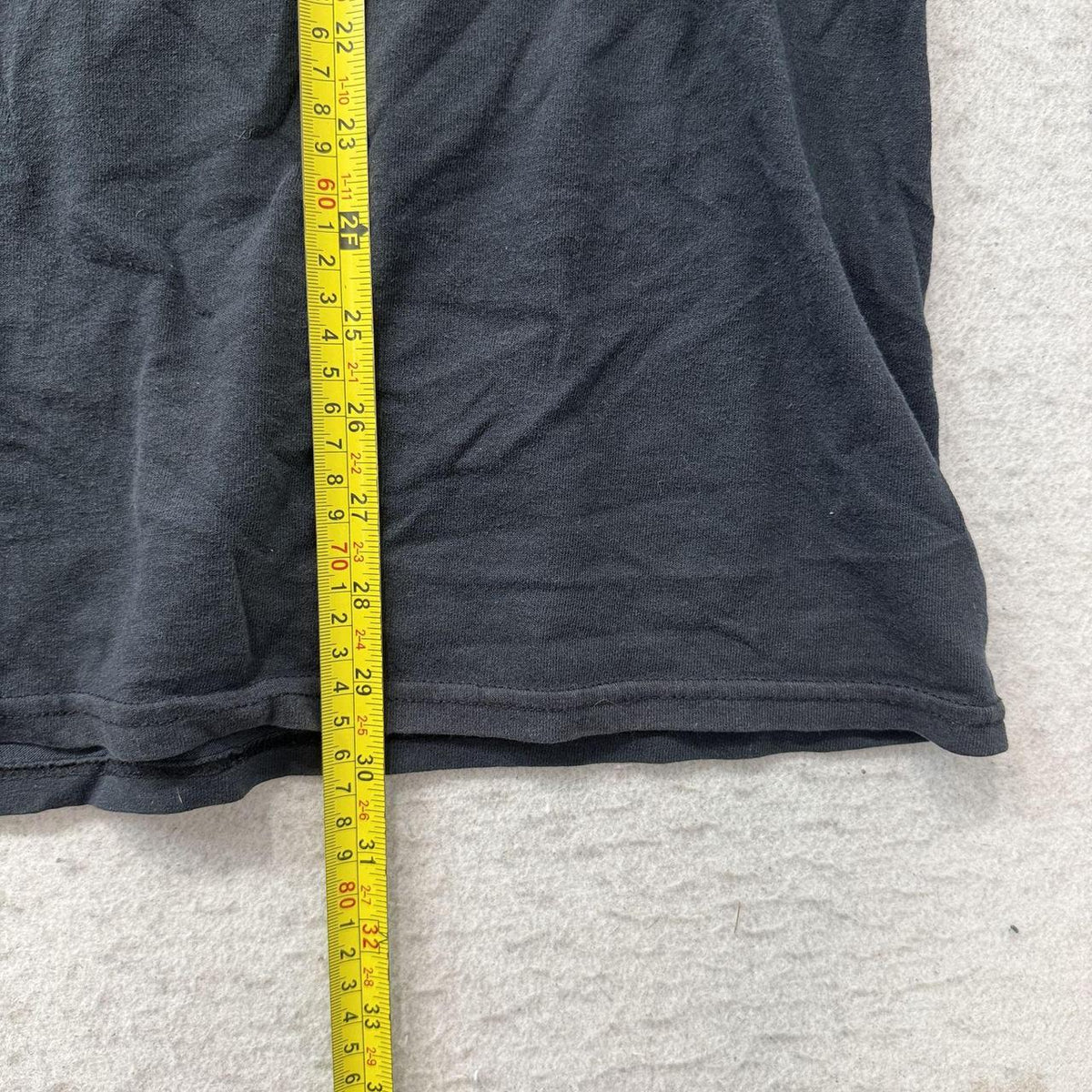 Vintage Y2K 2000's Black Faded Grunge Blank Long Sleeve Tee