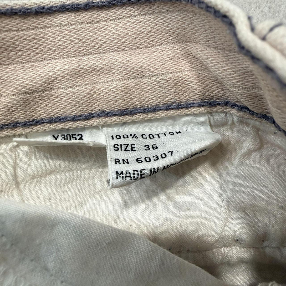 Vintage Y2K 2000's Women's Cream Baggy Cotton Pants