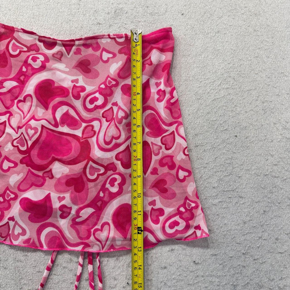 Vintage Y2K 2000's Wild Fable Pink Heart Graphic Low Rise Jeans