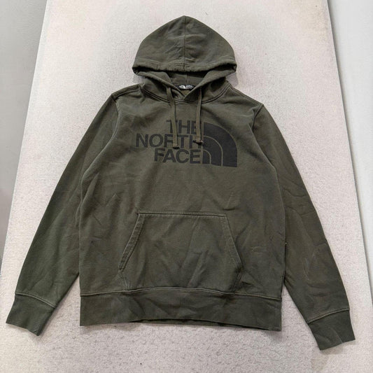 Vintage Y2K 2000's The North Face Olive Faded Graphic Pullover Hoodie
