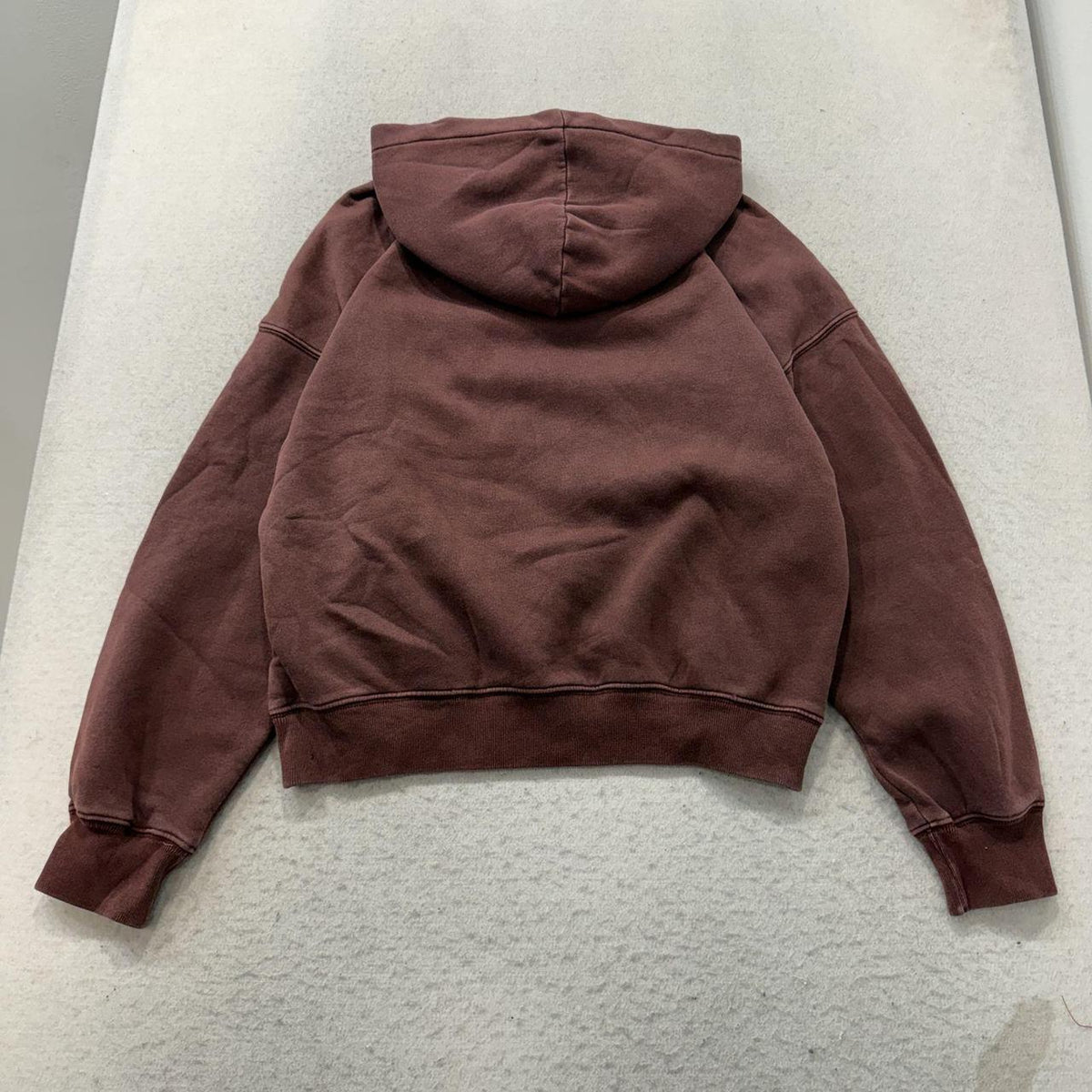 Vintage Y2K 2000's Abercrombie Burgundy Oversized Pullover Hoodie