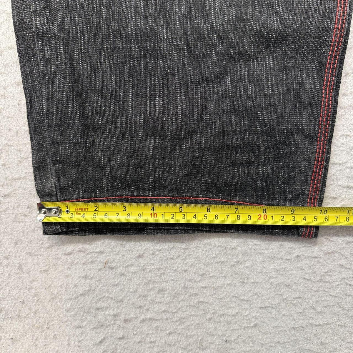 Vintage Y2K 2000's Enyce Black Baggy Dark Wash Jeans