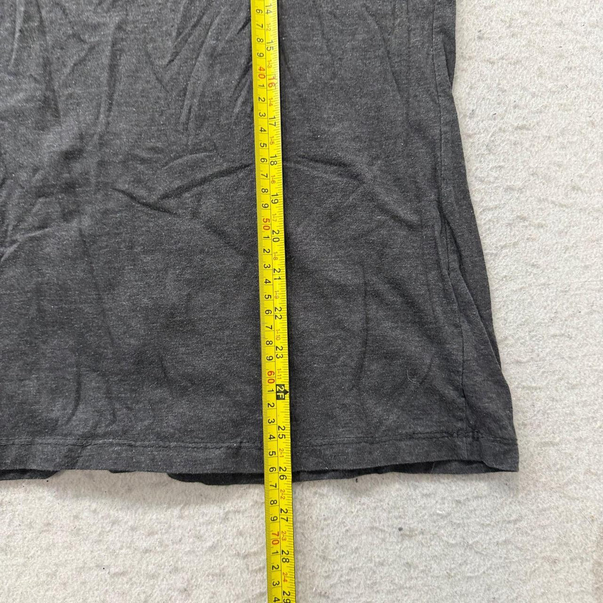 Vintage Y2K 2000's Hot Leathers Charcoal Grey Faded Graphic Tee