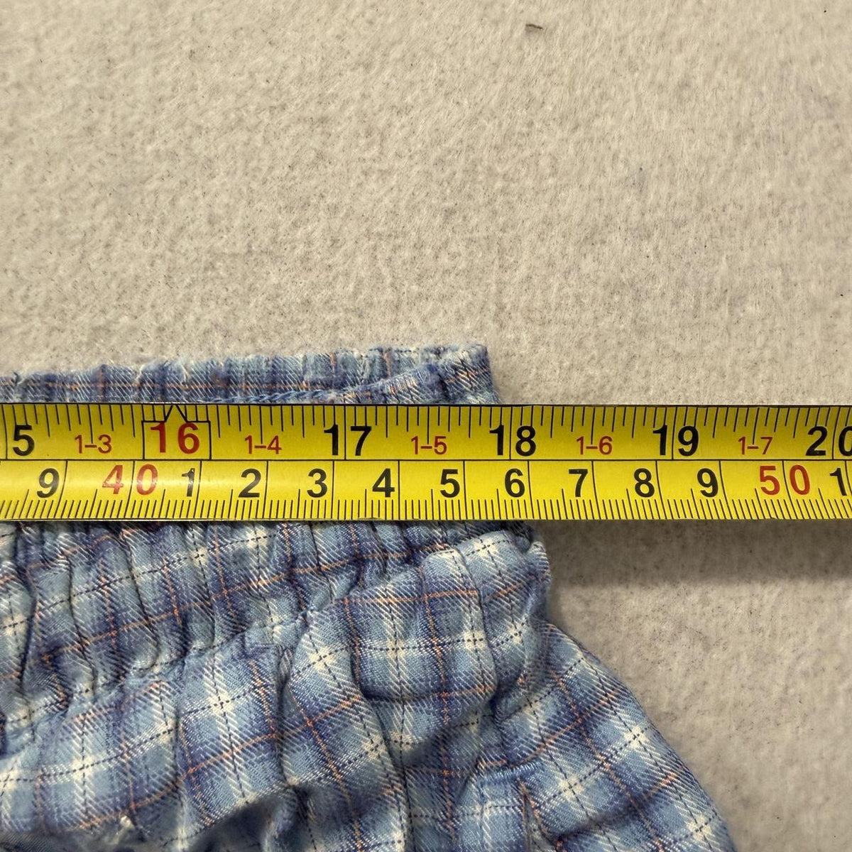 Vintage Y2K 2000's Polo Ralph Lauren Blue White Plaid Baggy Pajama Pants