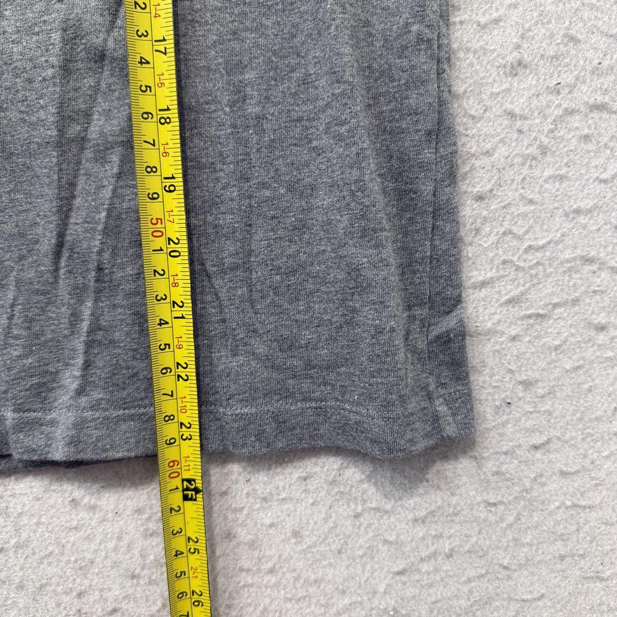 Vintage Y2K 2000's Women's Lauren Active Heather Grey Boxy Tee