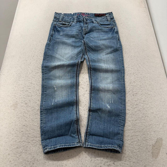 Vintage Y2K 2000's Rock & Rise Faded Open Leg Jeans