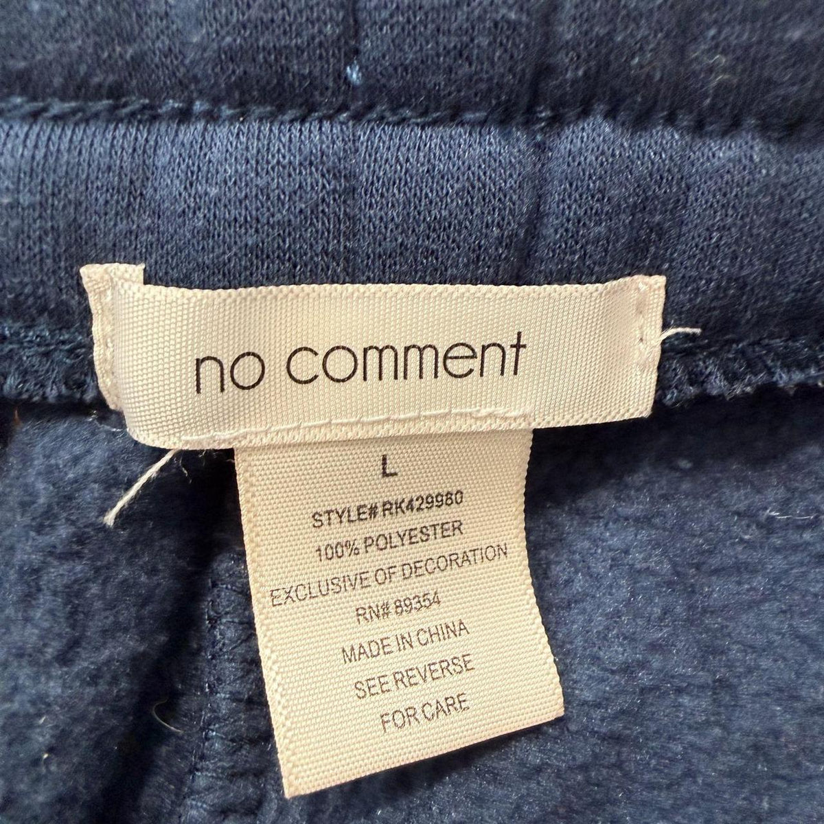 Vintage Y2K 2000's Navy Baggy Paris Graphic Joggers
