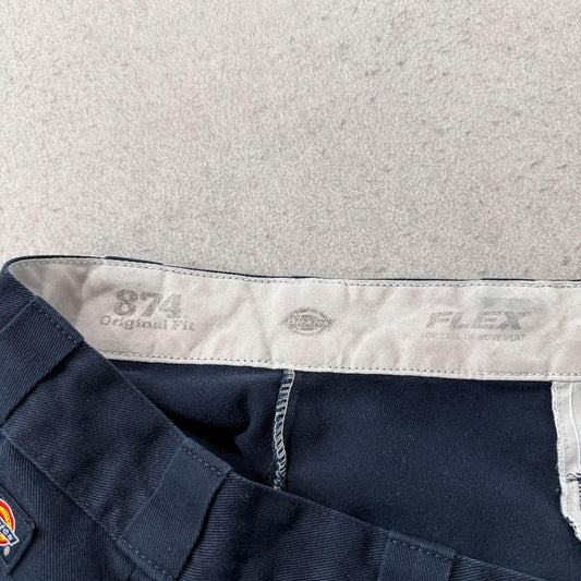 Vintage Y2K 2000's Dickies Navy Baggy Carpenter Work Pants