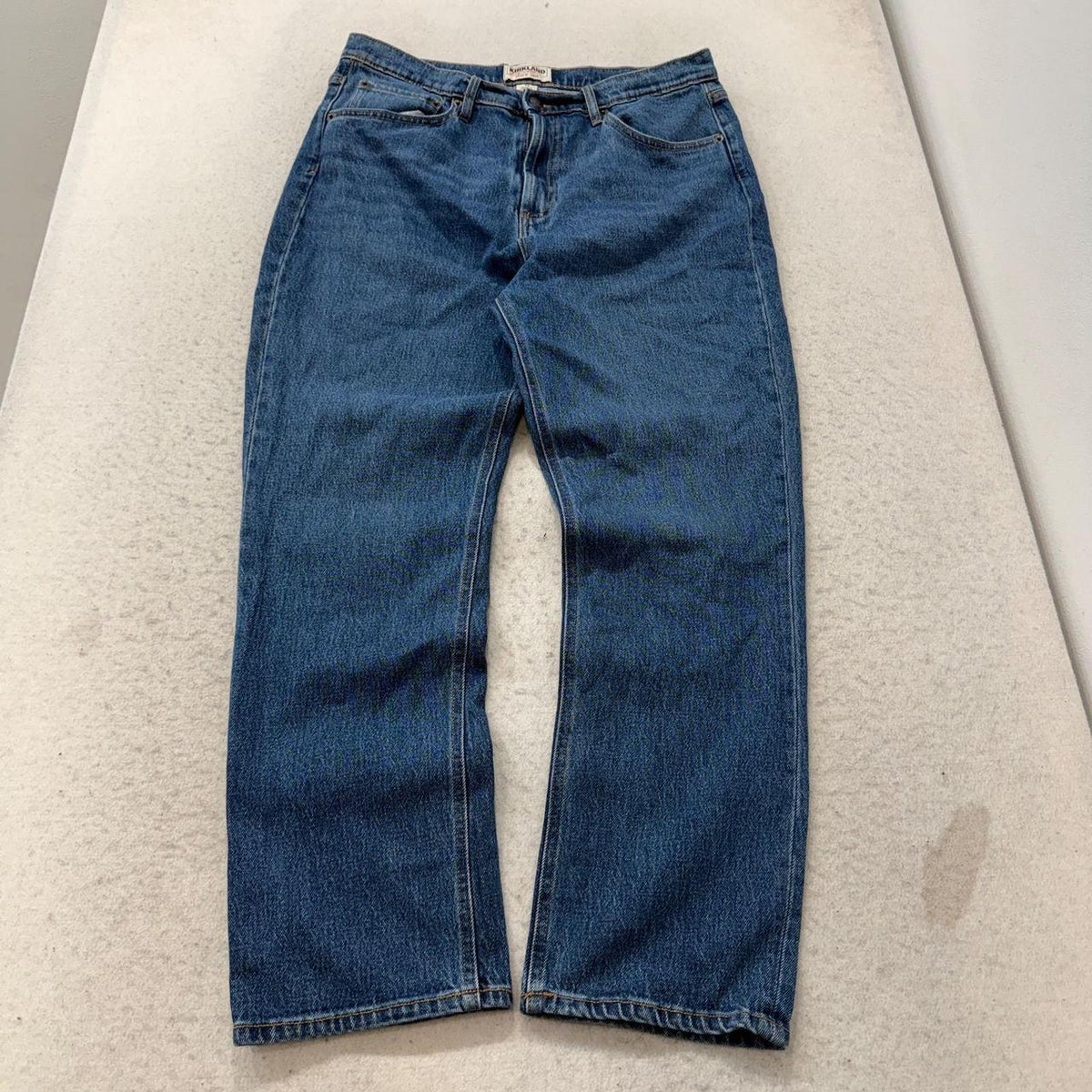 Vintage Y2K 2000’s Kirkland Signature Medium Blue Denim Jeans