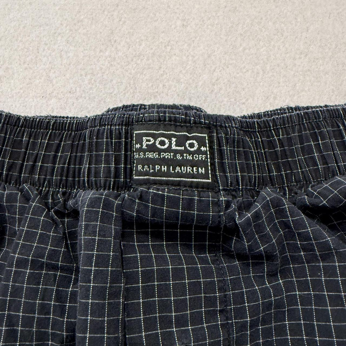Vintage Y2K 2000's Polo Ralph Lauren Navy Baggy Pajama Pants
