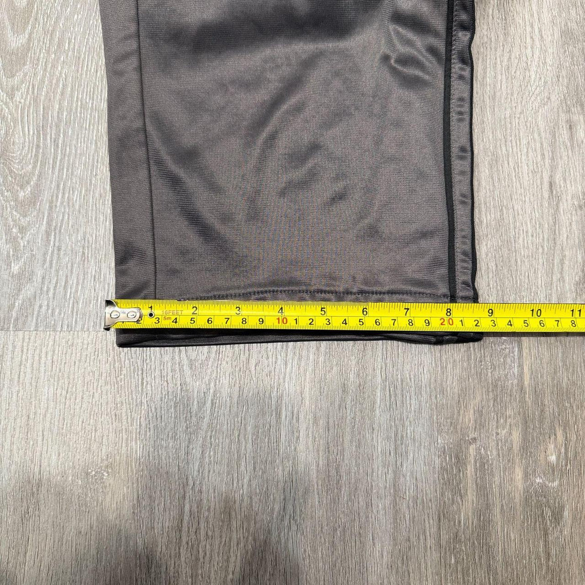 Vintage Y2K 2000's Charcoal Grey Baggy Nylon Track Pants
