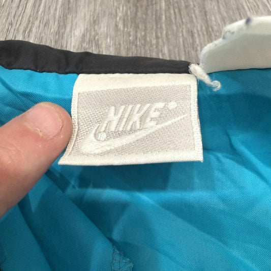 Vintage 90s Nike Blue Colorblock Oversized Windbreaker Jacket