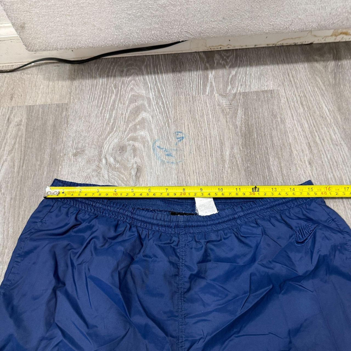 Vintage Y2K 2000's Nike Navy Baggy Track Pants