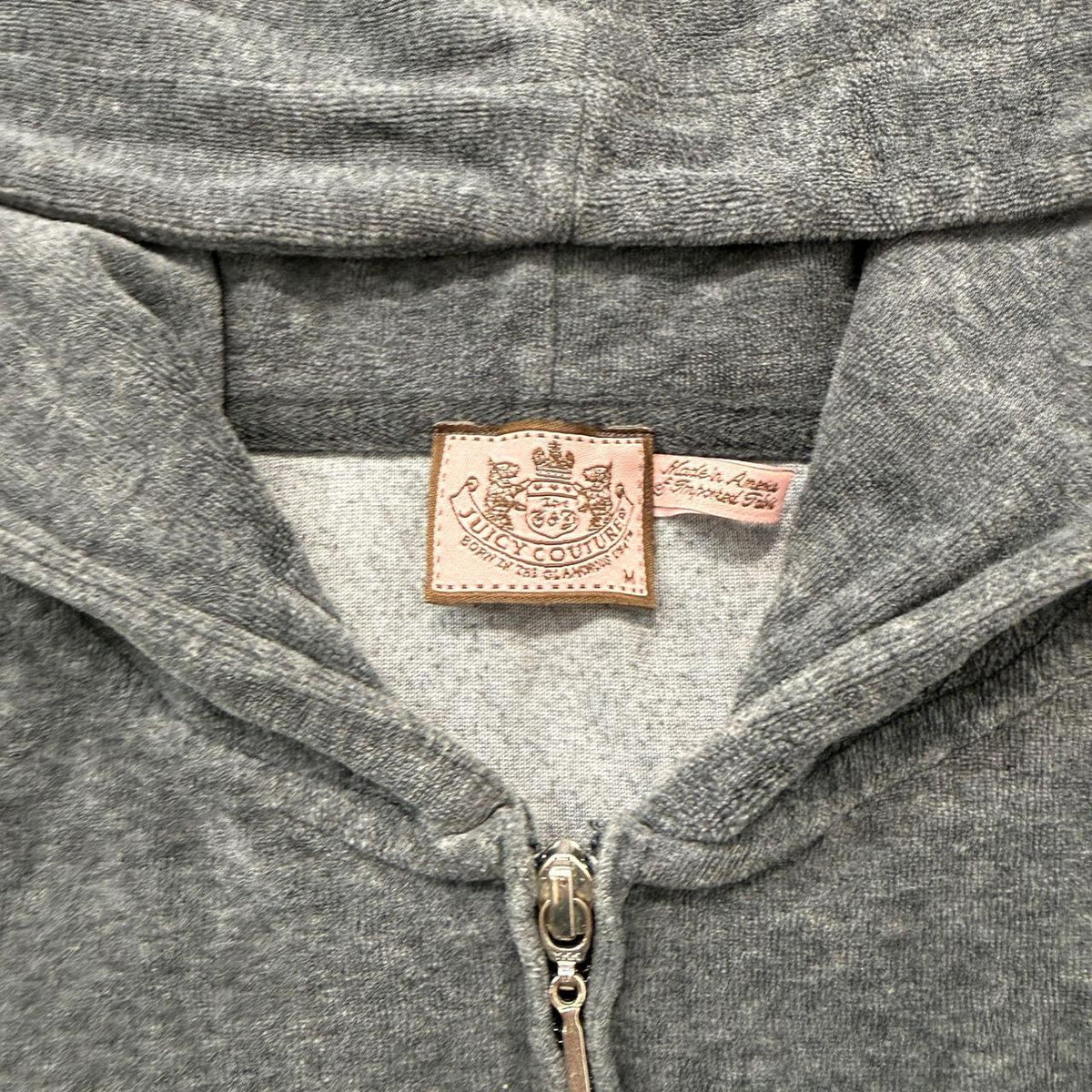 Vintage Y2K 2000's Women's Charcoal Grey Boxy Zip Up Hoodie
