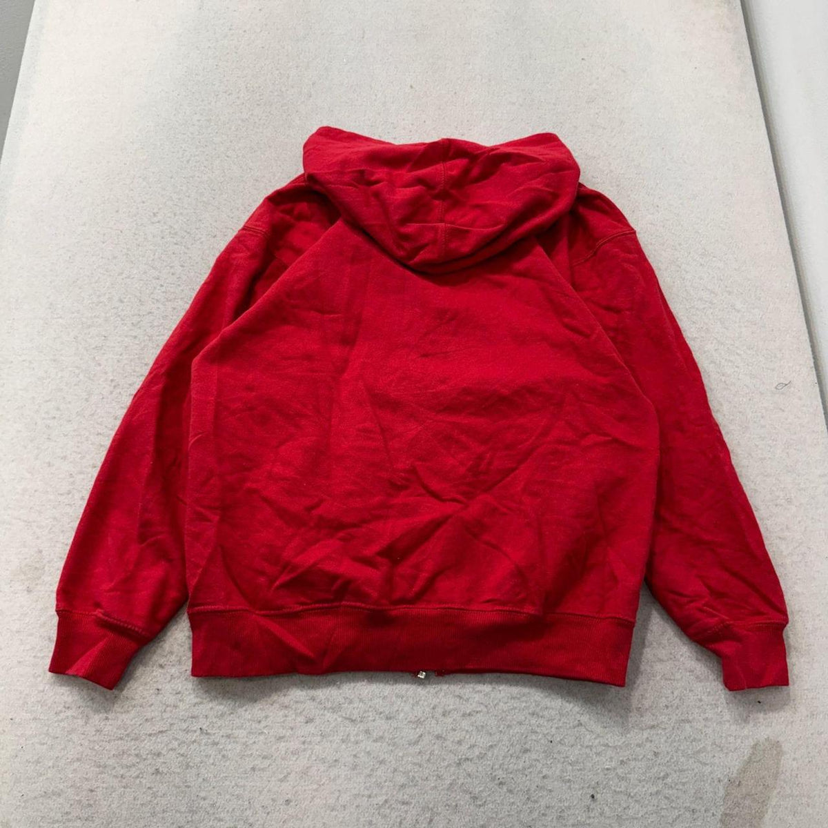 Vintage Y2K 2000's Stitches Red Zip Up Graphic Hoodie