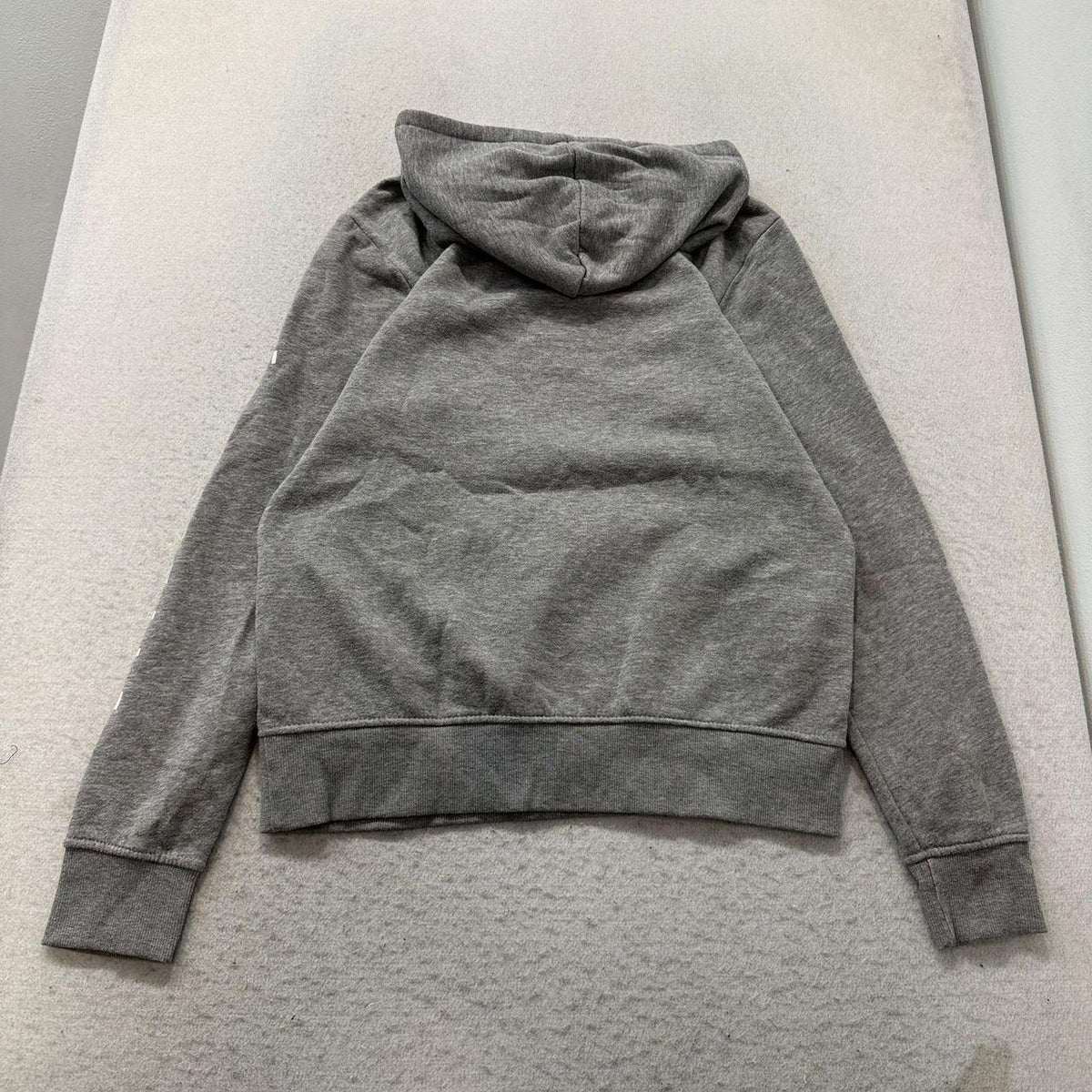 Vintage Y2K 2000's Aeropostale Heather Grey Spellout Graphic Hoodie