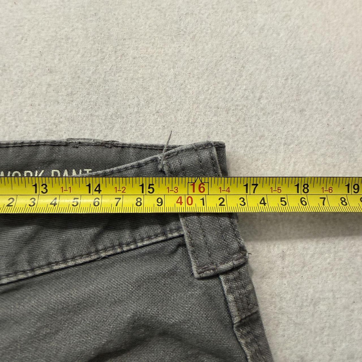 Vintage Y2K 2000's Baggy Distressed Grey Work Pants