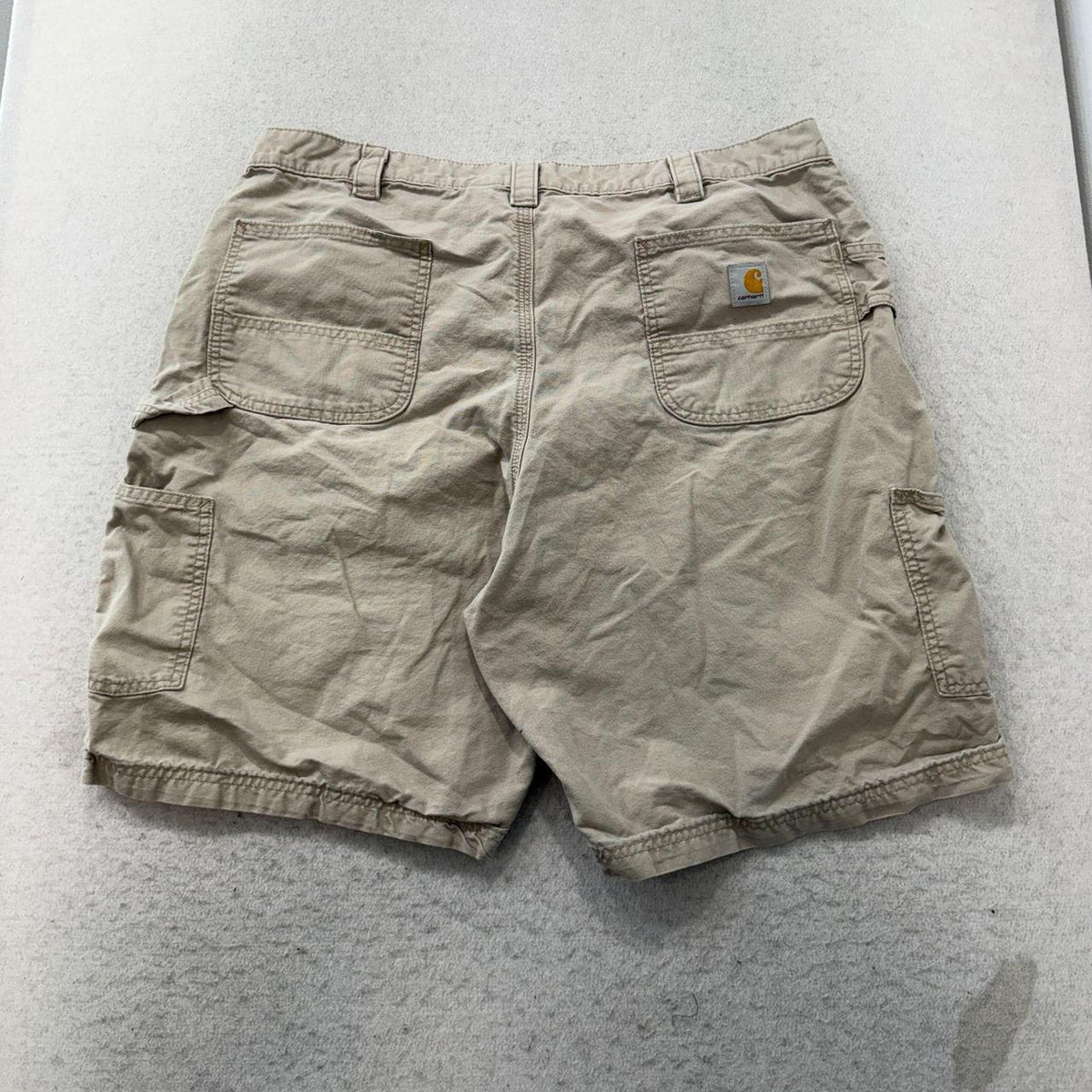 Vintage Y2K 2000's Carhartt Tan Baggy Cargo Shorts