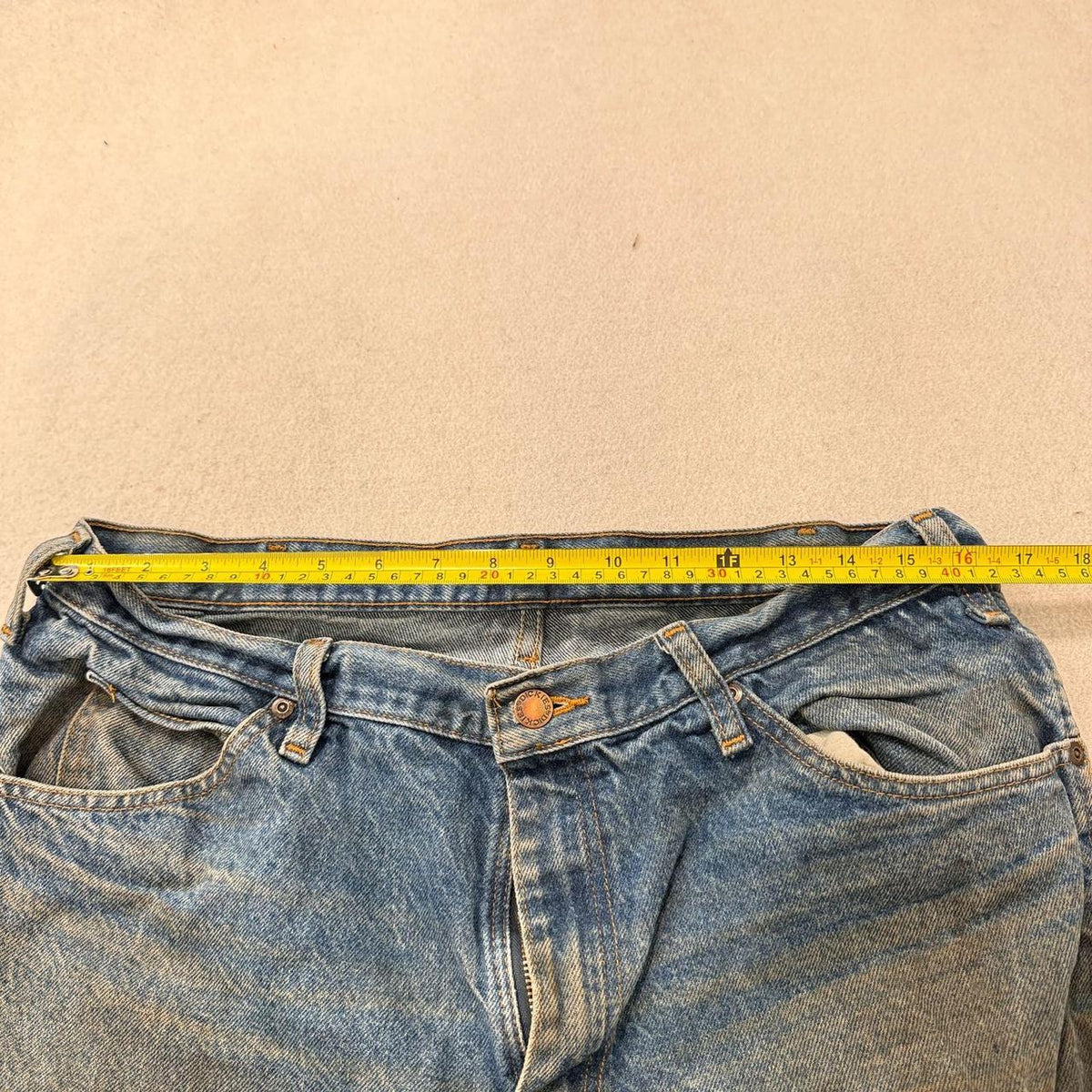 Vintage 90s Faded Distressed Open Leg Jeans