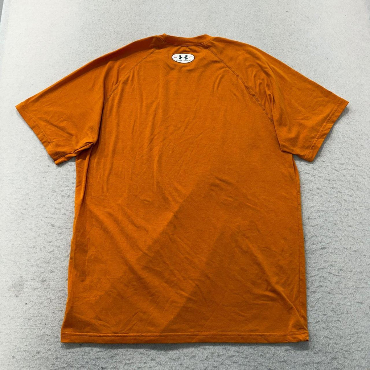 Vintage Y2K 2000's Under Armour Orange Blank Boxy Tee