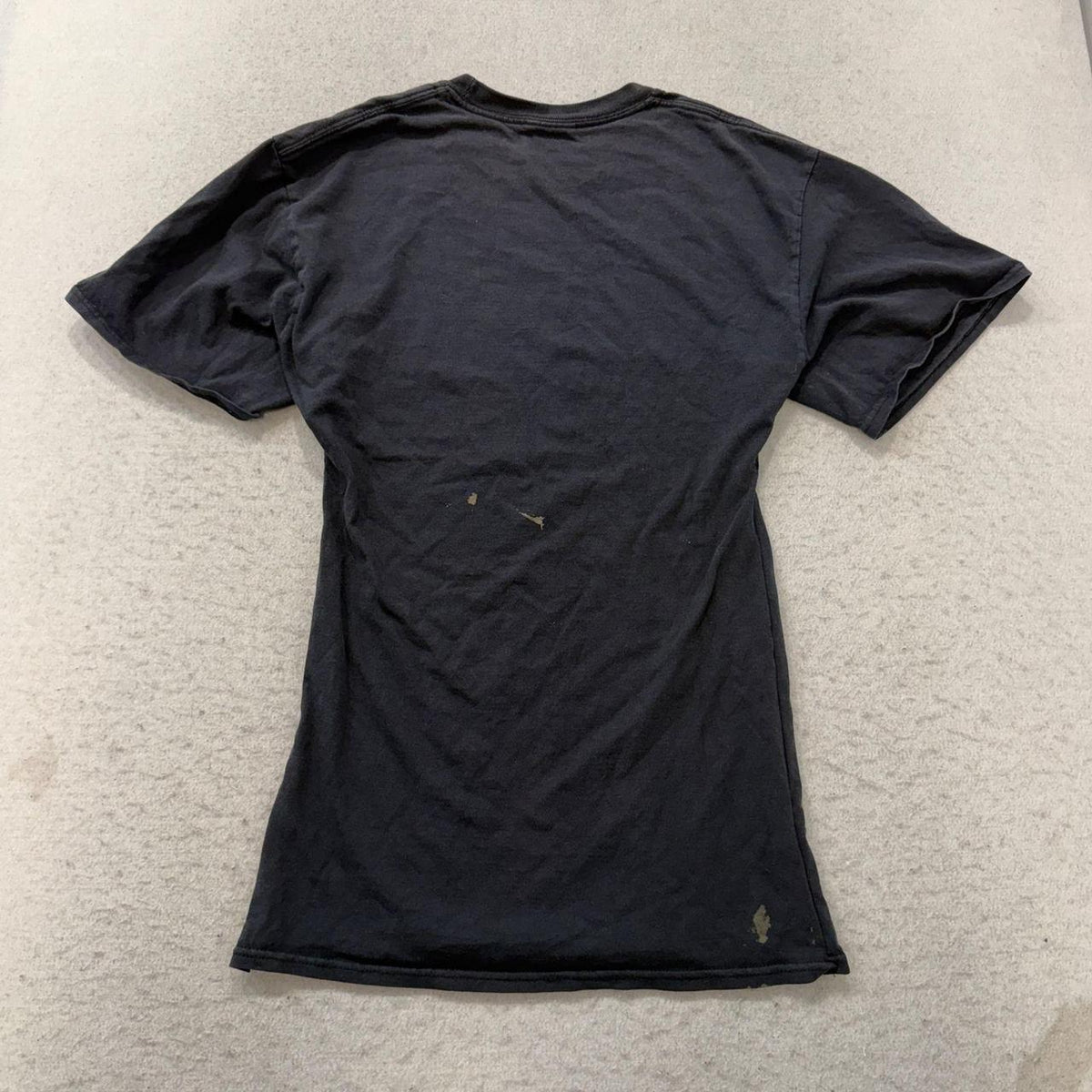 Vintage Y2K 2000's Women's Black Graphic Tee Oversized
