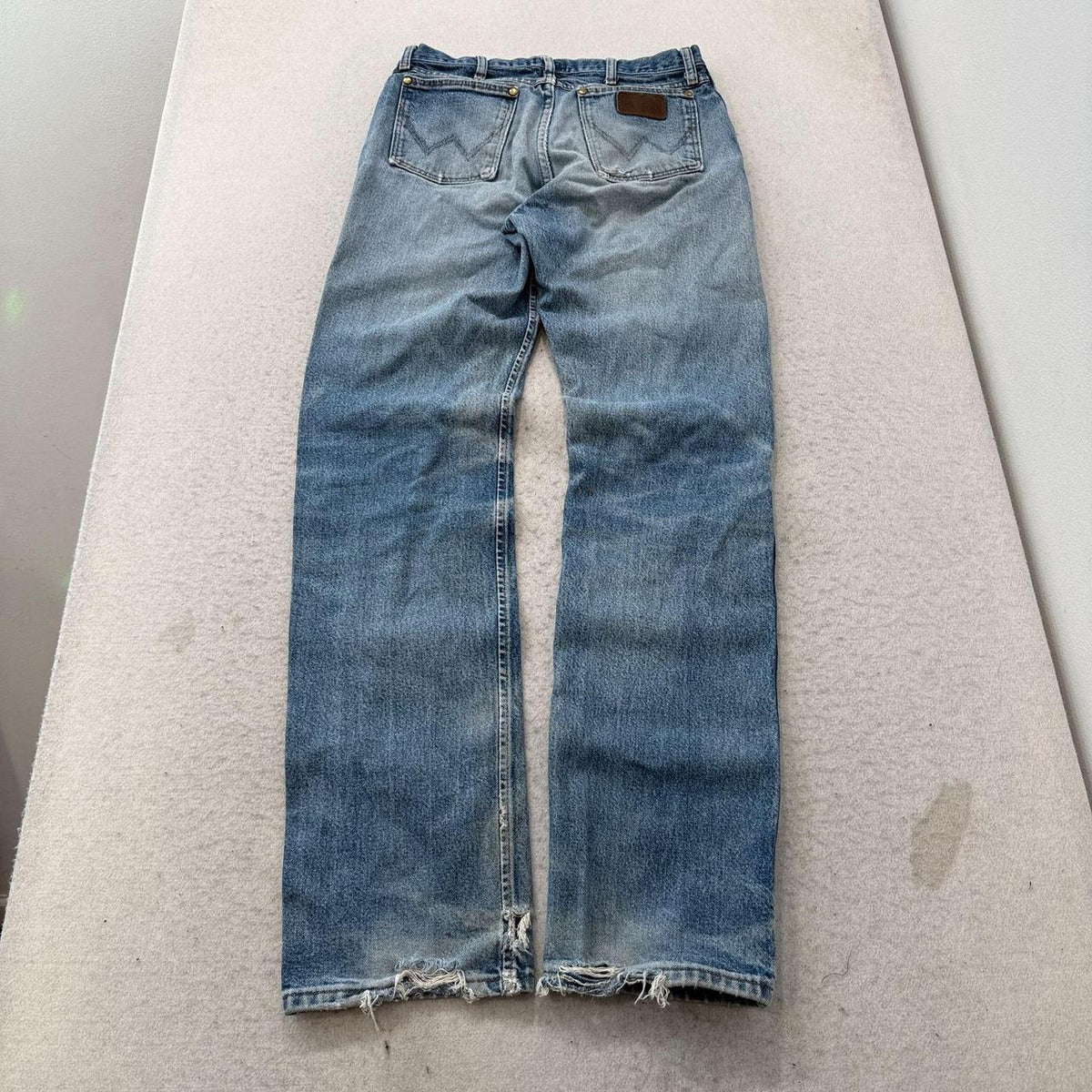Vintage Y2K 2000's Wrangler Faded Distressed Open Leg Jeans