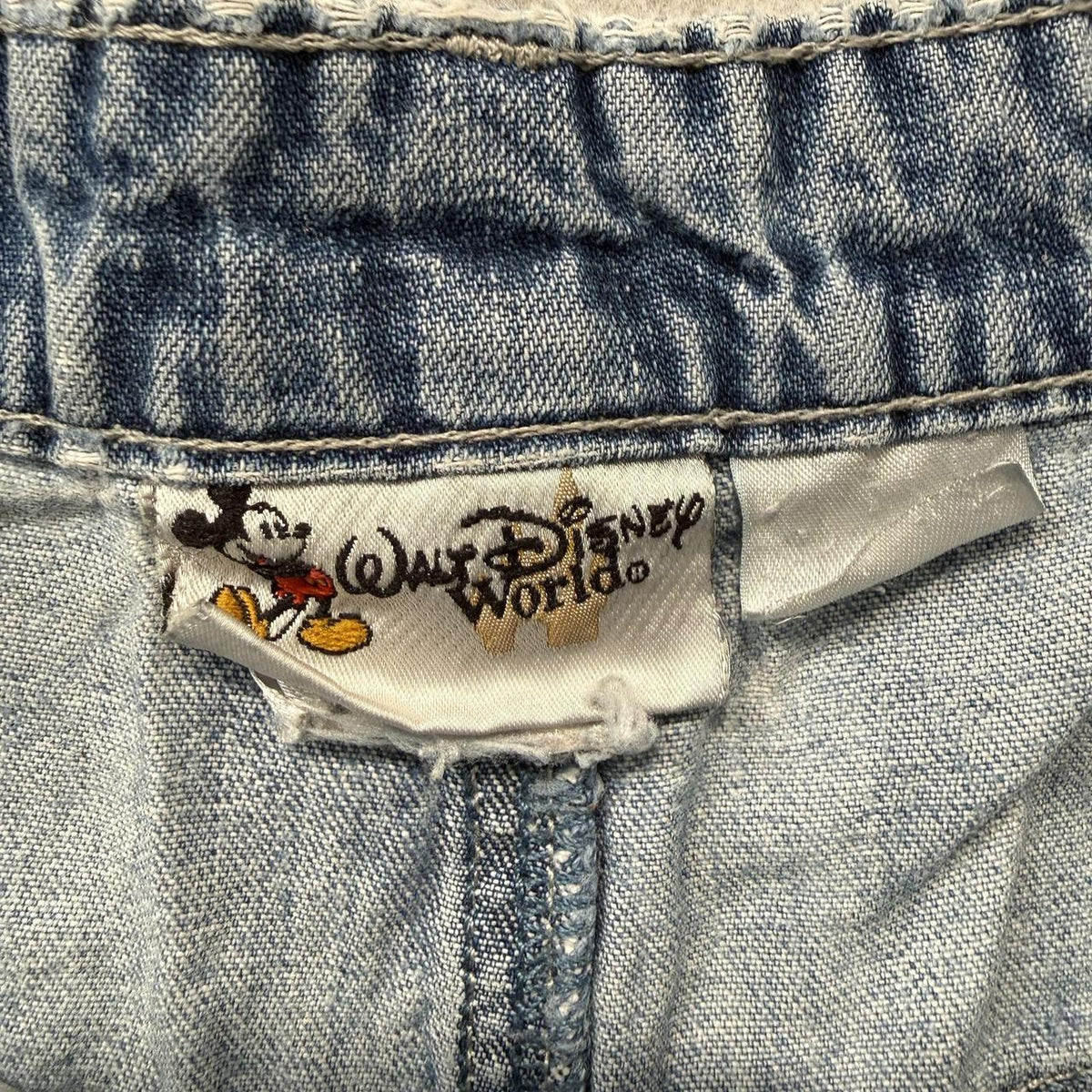 Vintage Y2K 2000's Walt Disney World Faded Distressed Denim Shorts
