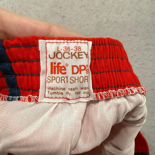 Vintage Y2K 2000's Jockey Red Baggy Athletic Shorts