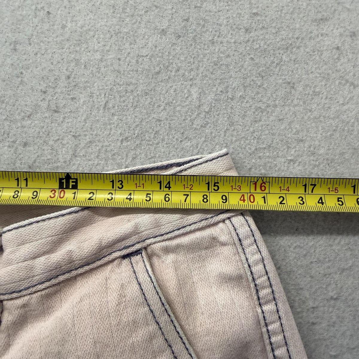 Vintage Y2K 2000's Women's Cream Baggy Cotton Pants