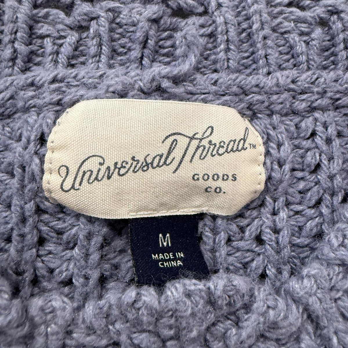 Vintage Y2K 2000's Women's Grey Boxy Crochet Granny Square Sweater