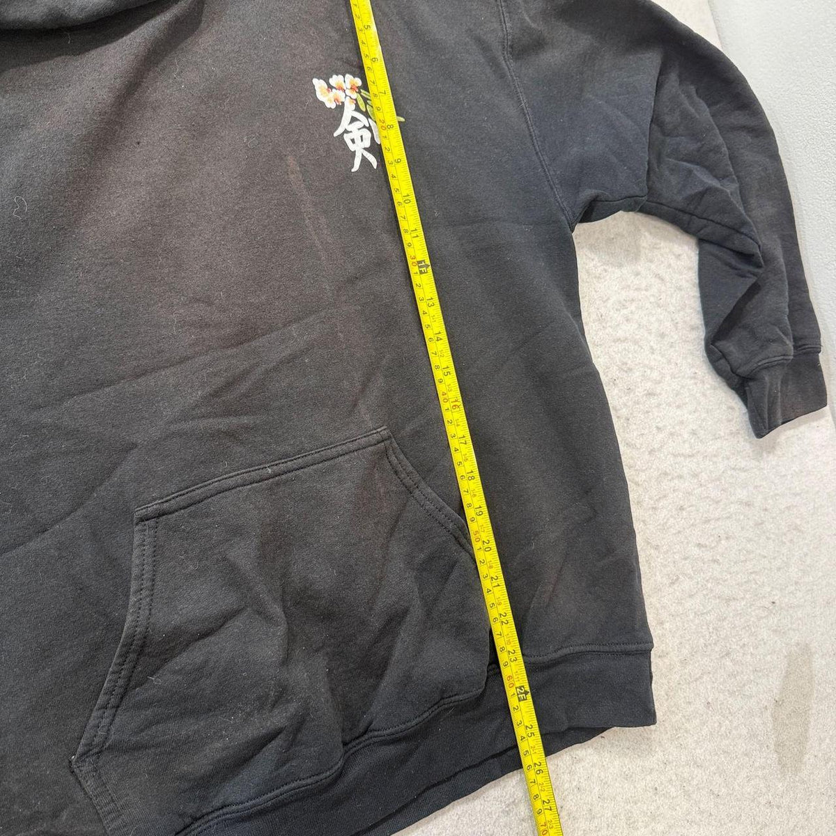 Vintage Y2K 2000's Hellstar Black Oversized Graphic Hoodie