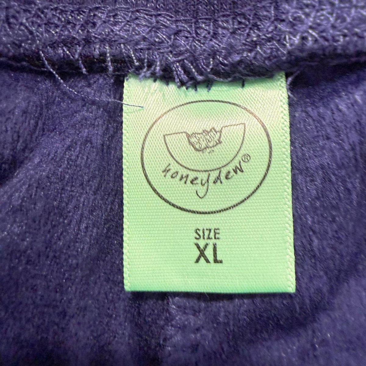 Vintage Y2K 2000's Honeydew Navy Baggy Velour Track Pants