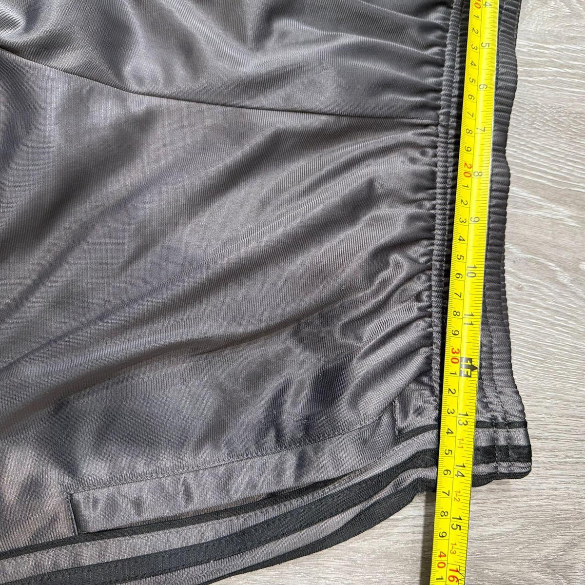 Vintage Y2K 2000's Charcoal Grey Baggy Nylon Track Pants