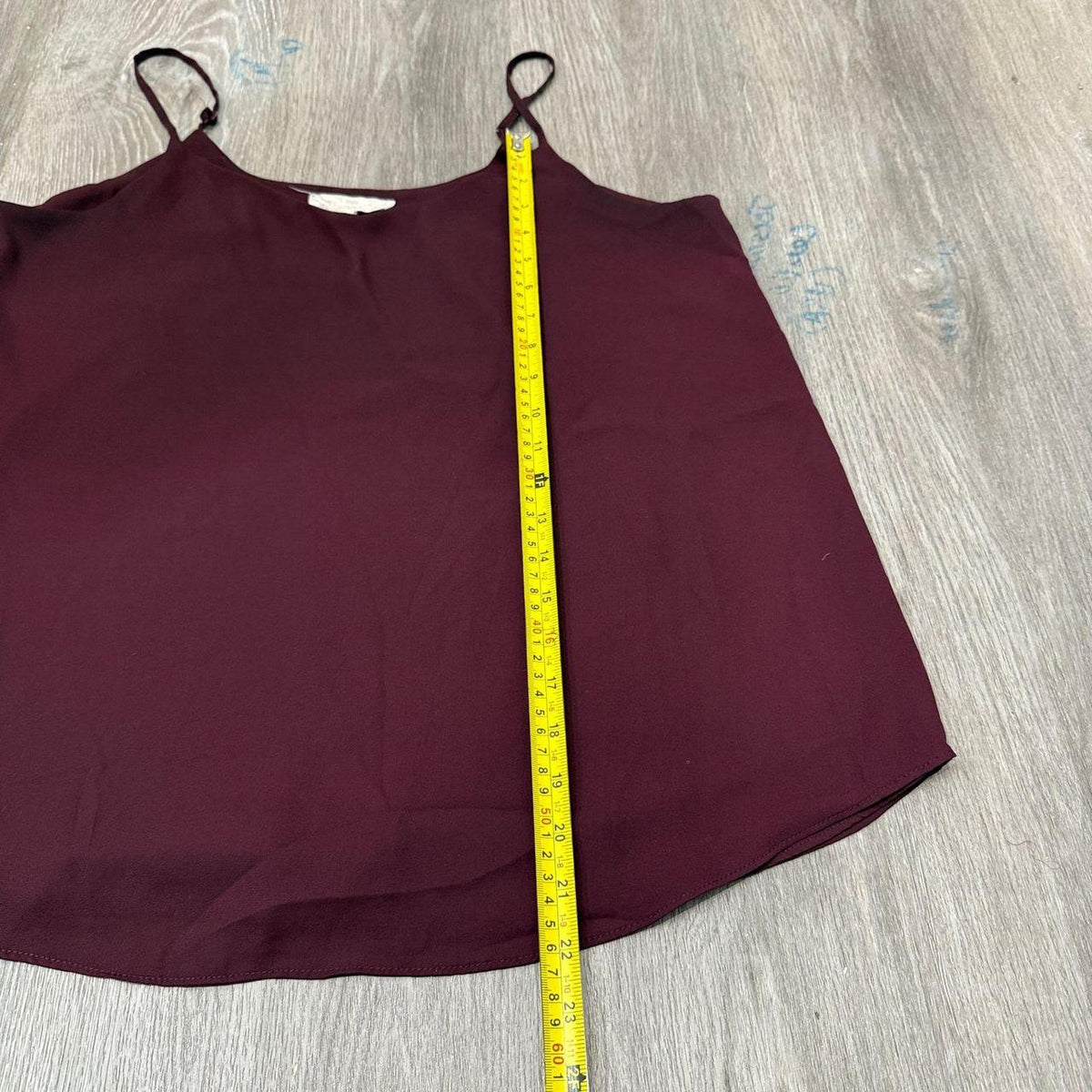 Vintage Y2K 2000's Women's Burgundy Camisole Tank Top