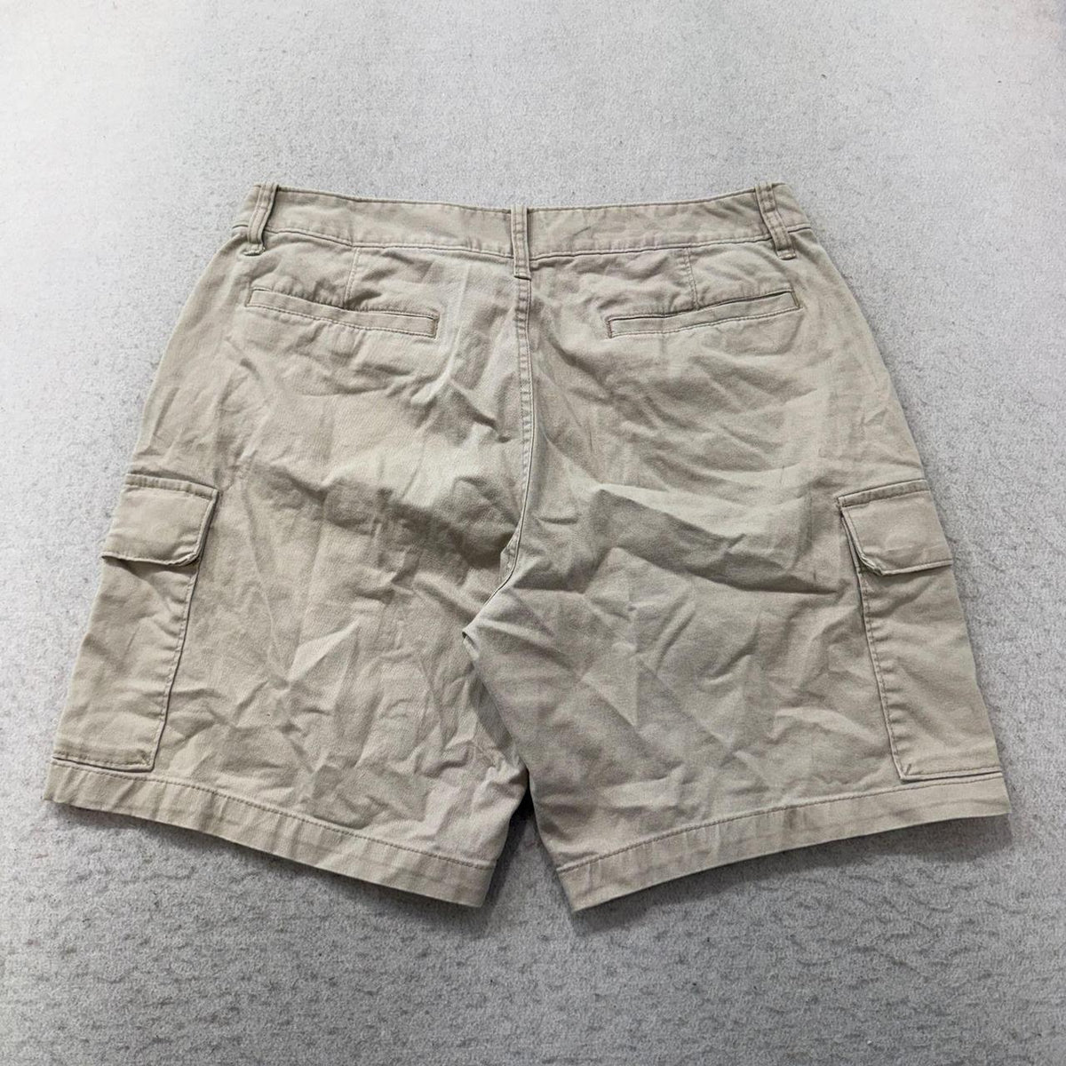 Vintage Y2K 2000's Old Navy Khaki Baggy Cargo Shorts