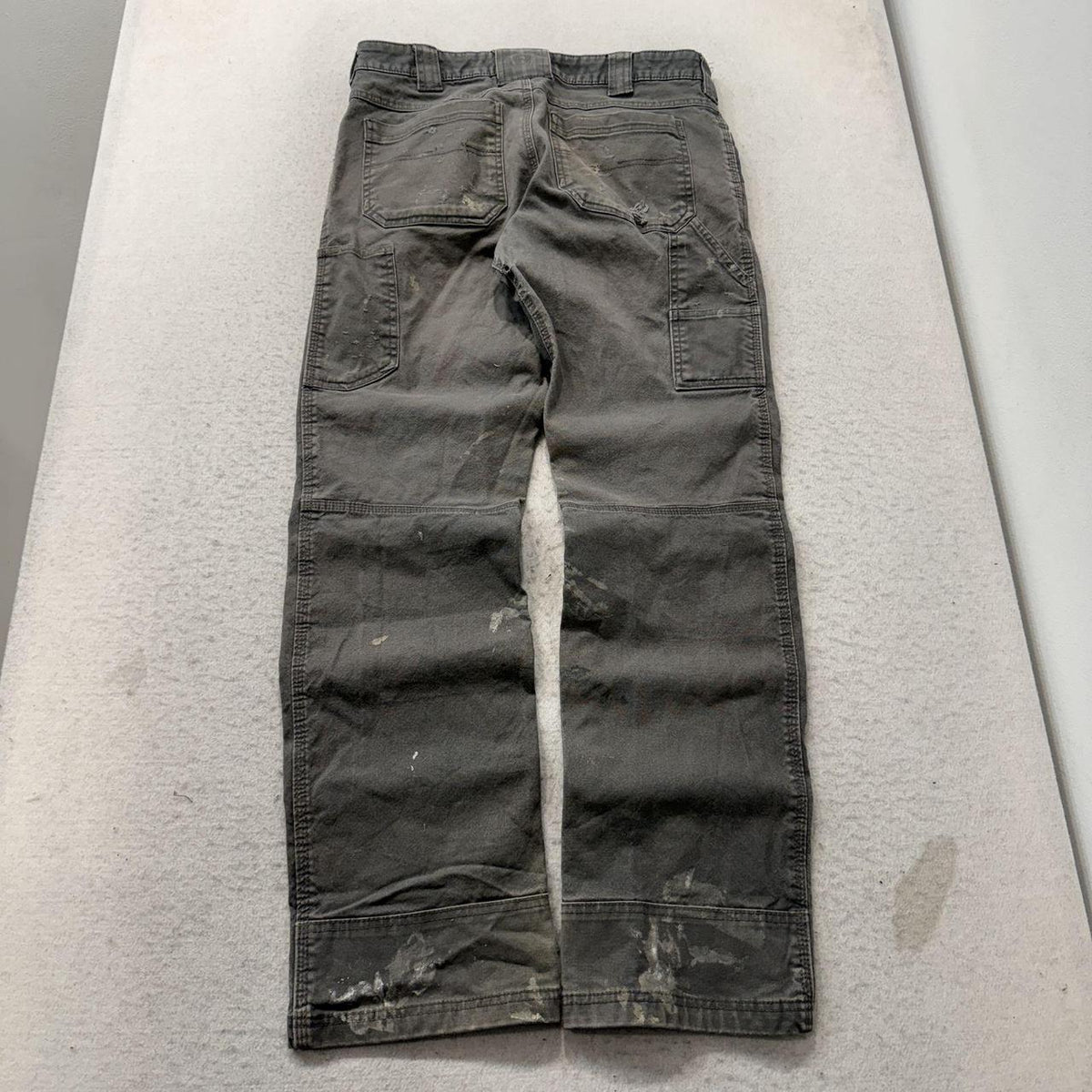 Vintage Y2K 2000's Baggy Distressed Grey Work Pants