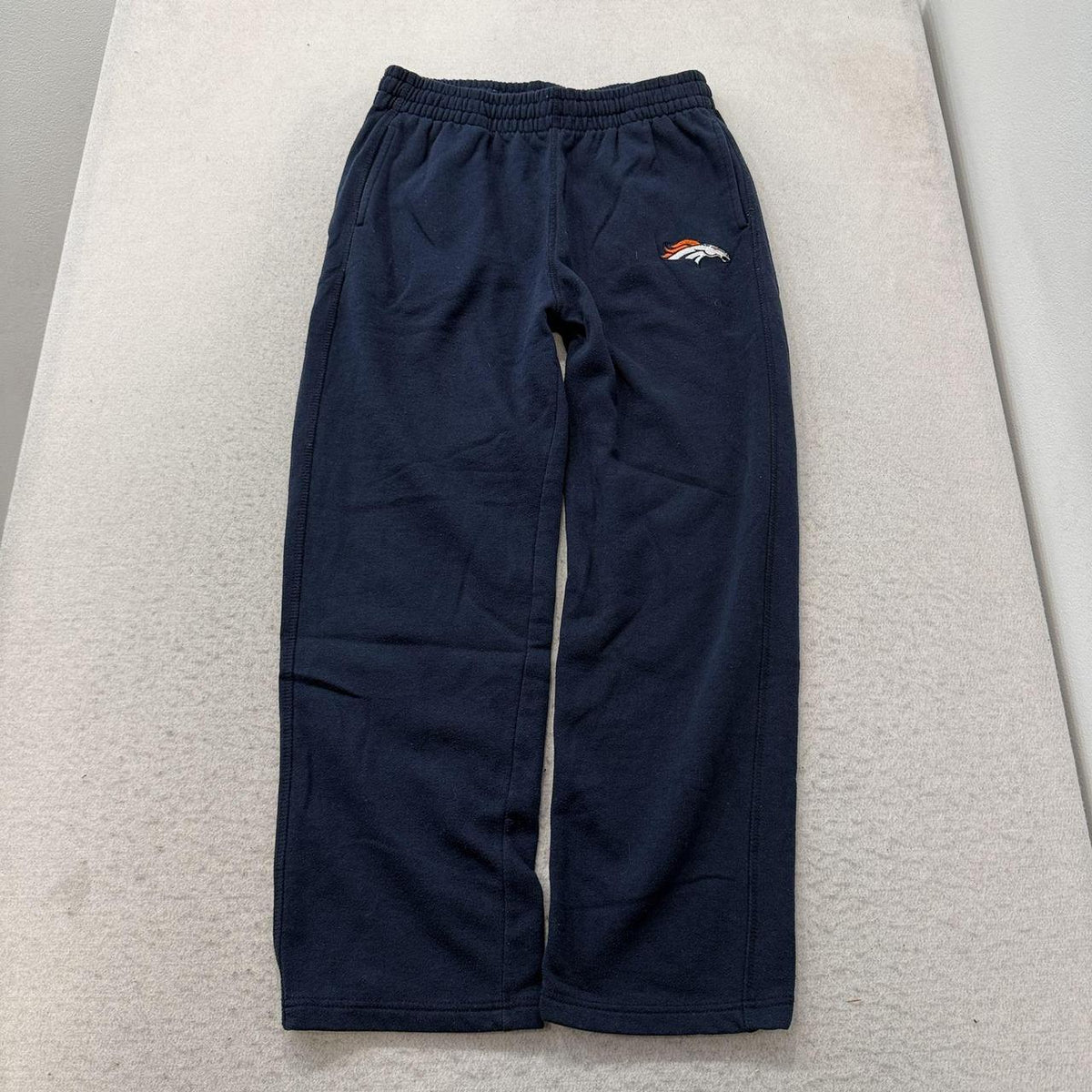 Vintage Y2K 2000's Navy Baggy Denver Broncos Track Pants