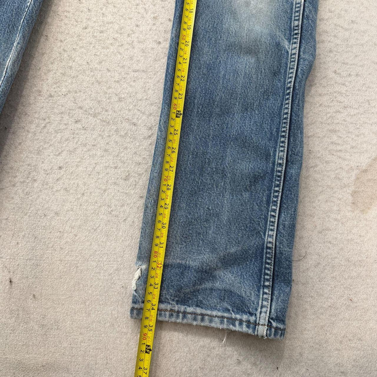 Vintage Y2K 2000's Wrangler Faded Distressed Open Leg Jeans