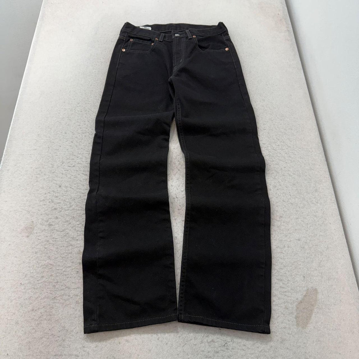 Vintage 90s Levi's Black Faded Open Leg Jeans