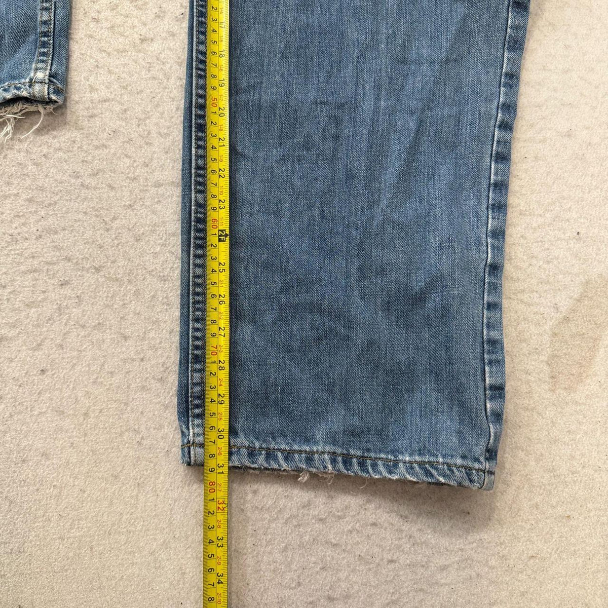 Vintage Y2K 2000's Faded Distressed Open Leg Jeans
