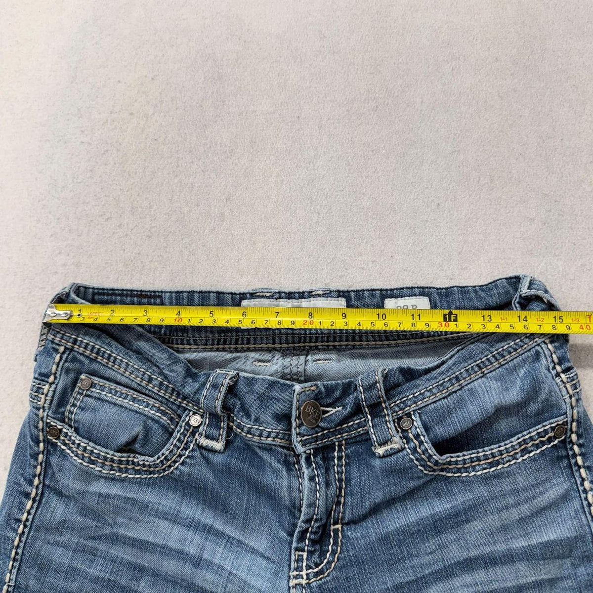 Vintage Y2K 2000's Women's BKE Faded Open Leg Jeans