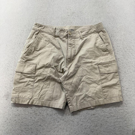 Vintage Y2K 2000's Old Navy Khaki Baggy Cargo Shorts