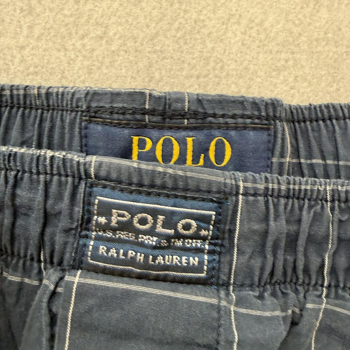 Vintage Y2K 2000's Polo Ralph Lauren Navy Baggy Pajama Pants