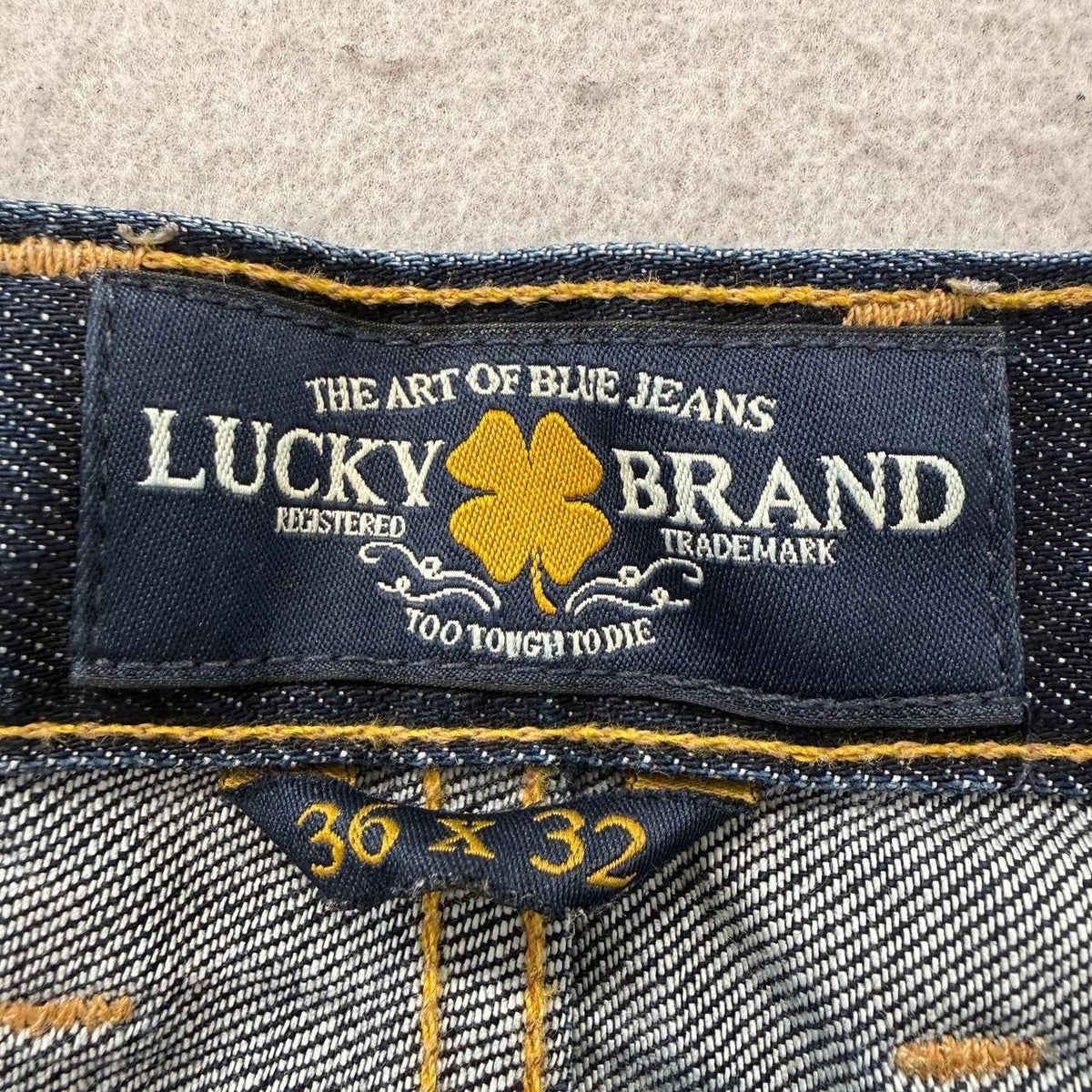 Vintage Y2K 2000's Lucky Brand Dark Wash Open Leg Jeans