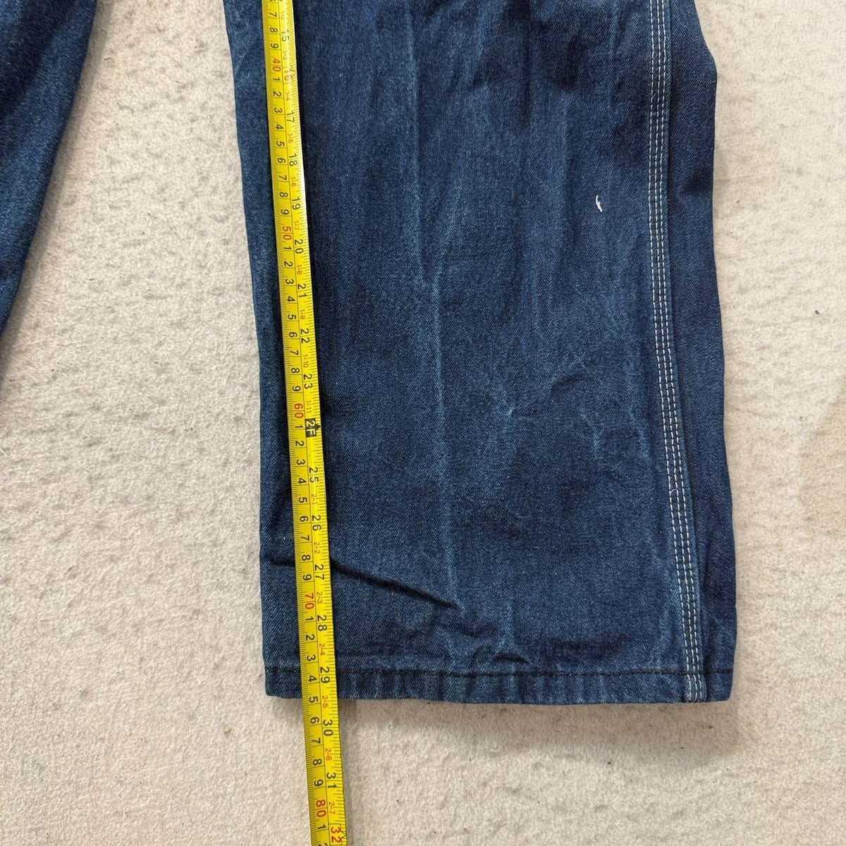 Vintage Y2K 2000's Dark Wash Open Leg Denim Jeans