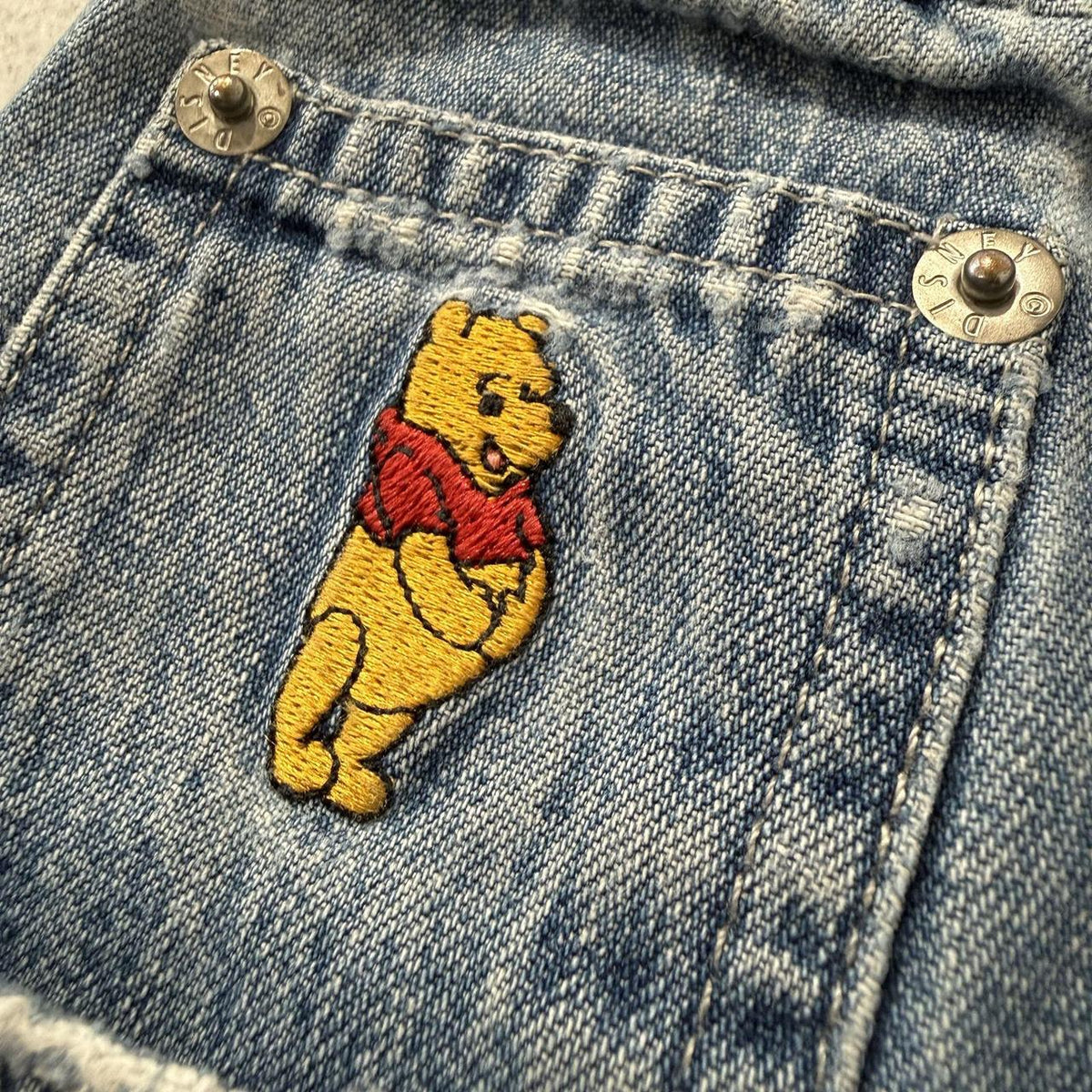 Vintage Y2K 2000's Walt Disney World Faded Distressed Denim Shorts