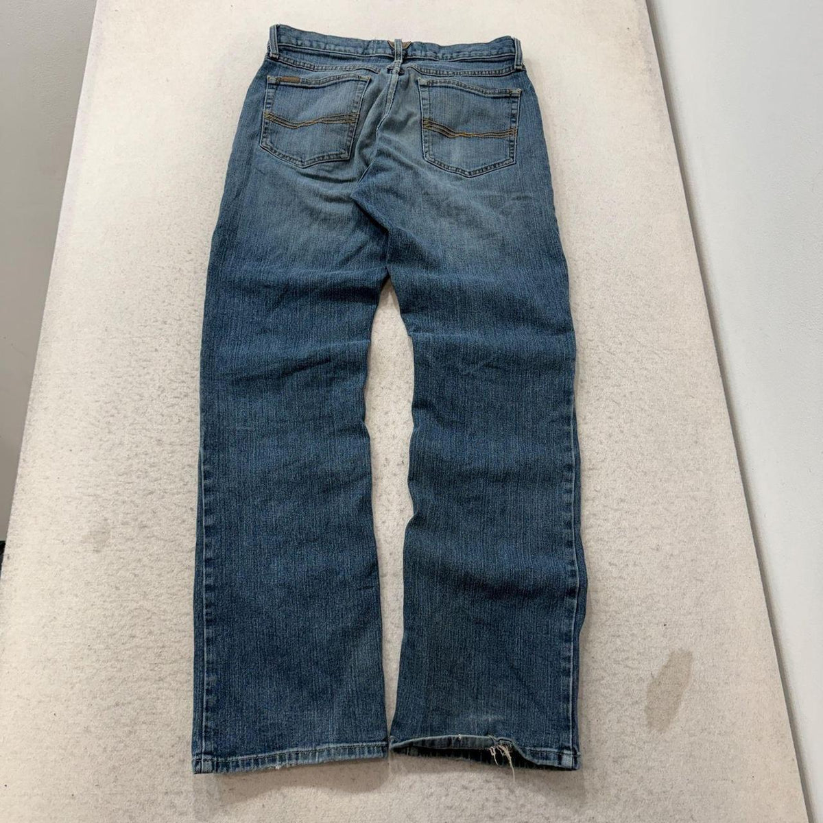 Vintage Y2K 2000's Ariat Faded Distressed Bootcut Jeans